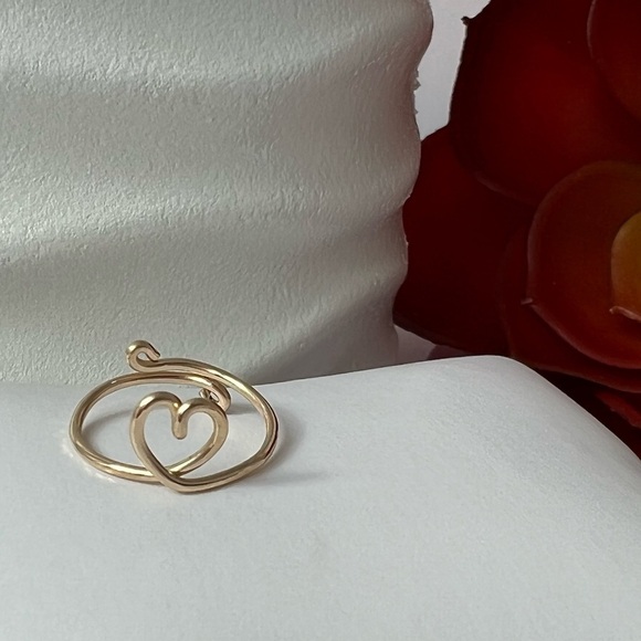 TOE Ring 14K Gold Filled Adjustable - Picture 4 of 12